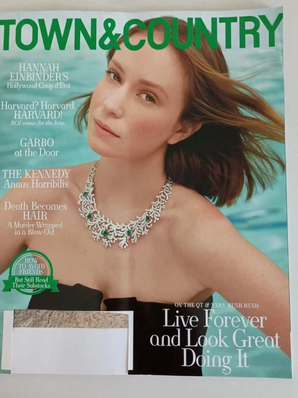 Town and Country magazine 6 pack March to October 2025